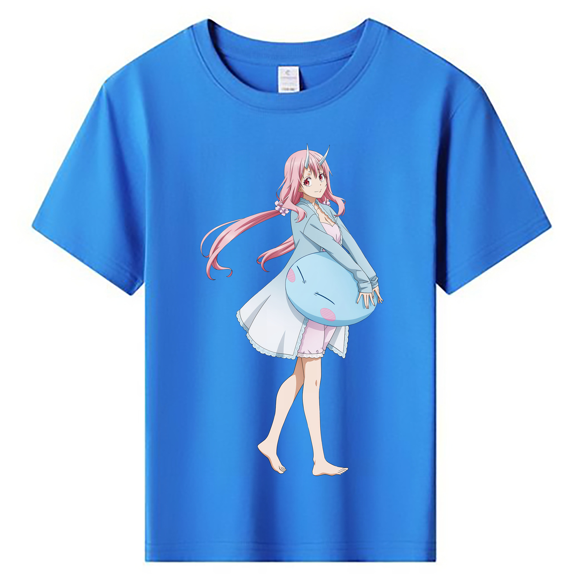 （画像用） 転スラ Regarding Reincarnated to Slime 綿100％キッズTシャツ（フロントプリント）